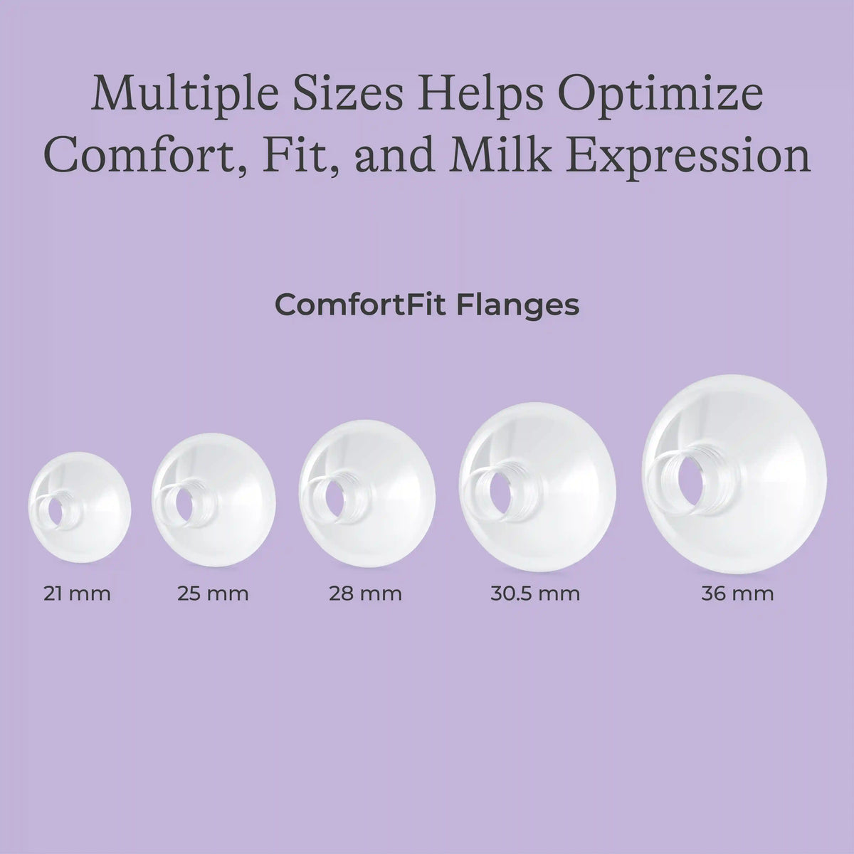 ComfortFit® Breast Pump Flange Inserts