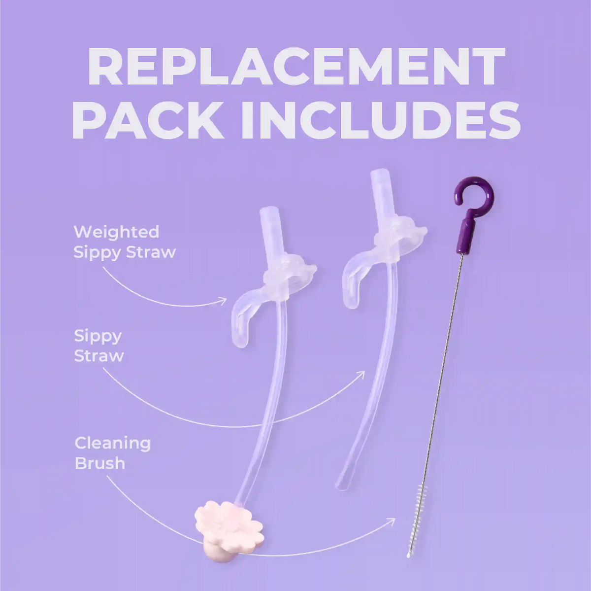 b.box + Lansinoh Replacement Straws + Cleaner