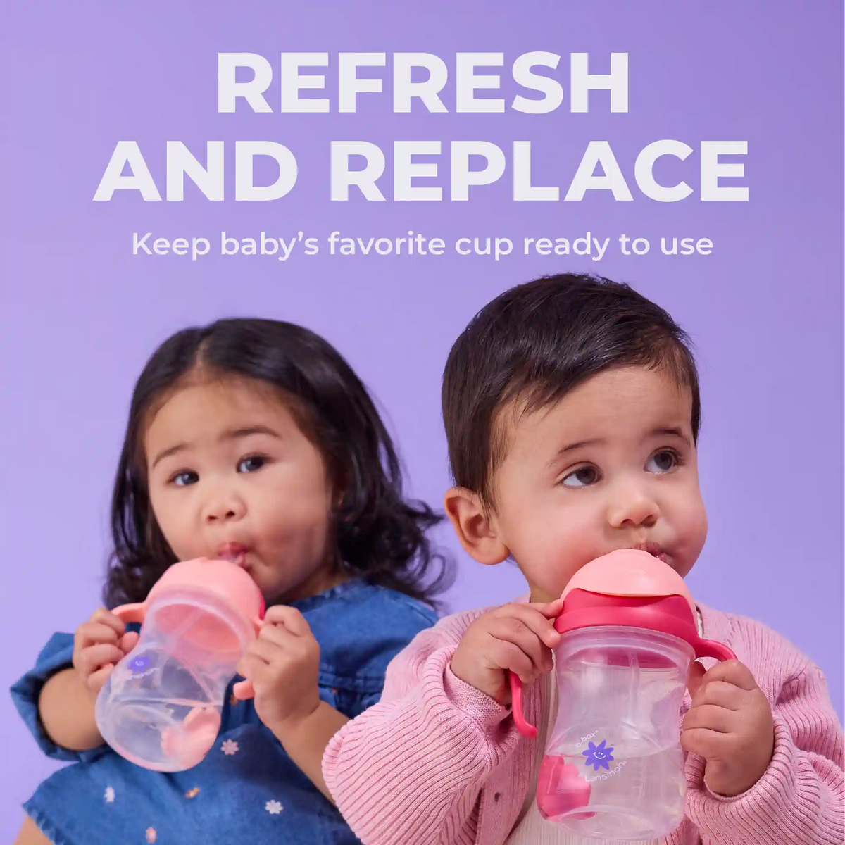 b.box + Lansinoh Replacement Straws + Cleaner