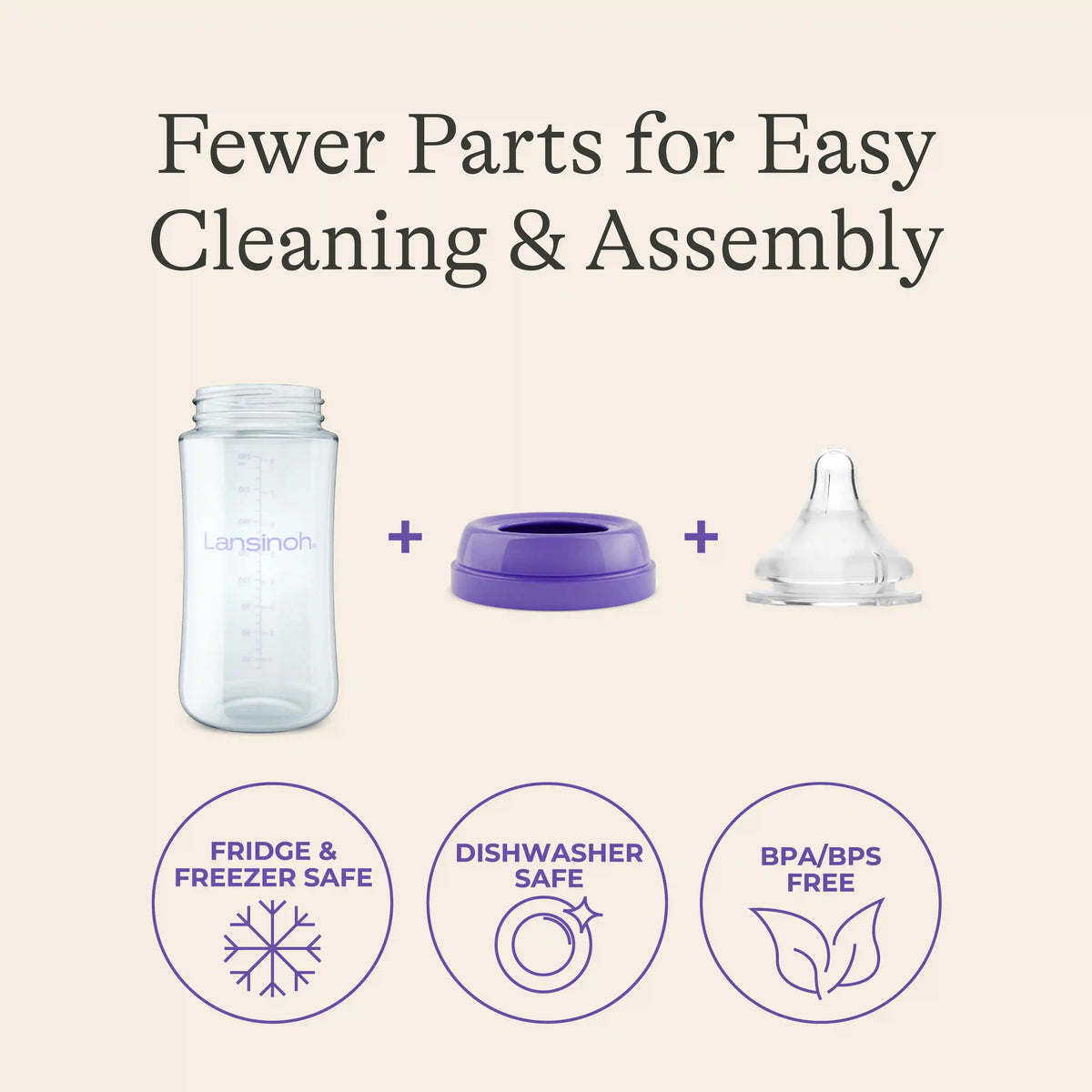 Glass Baby Bottles 8oz (4 pack)