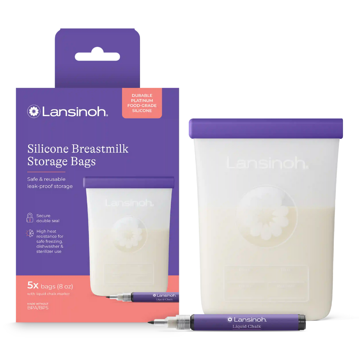 Silicone Breastmilk Storage Bags