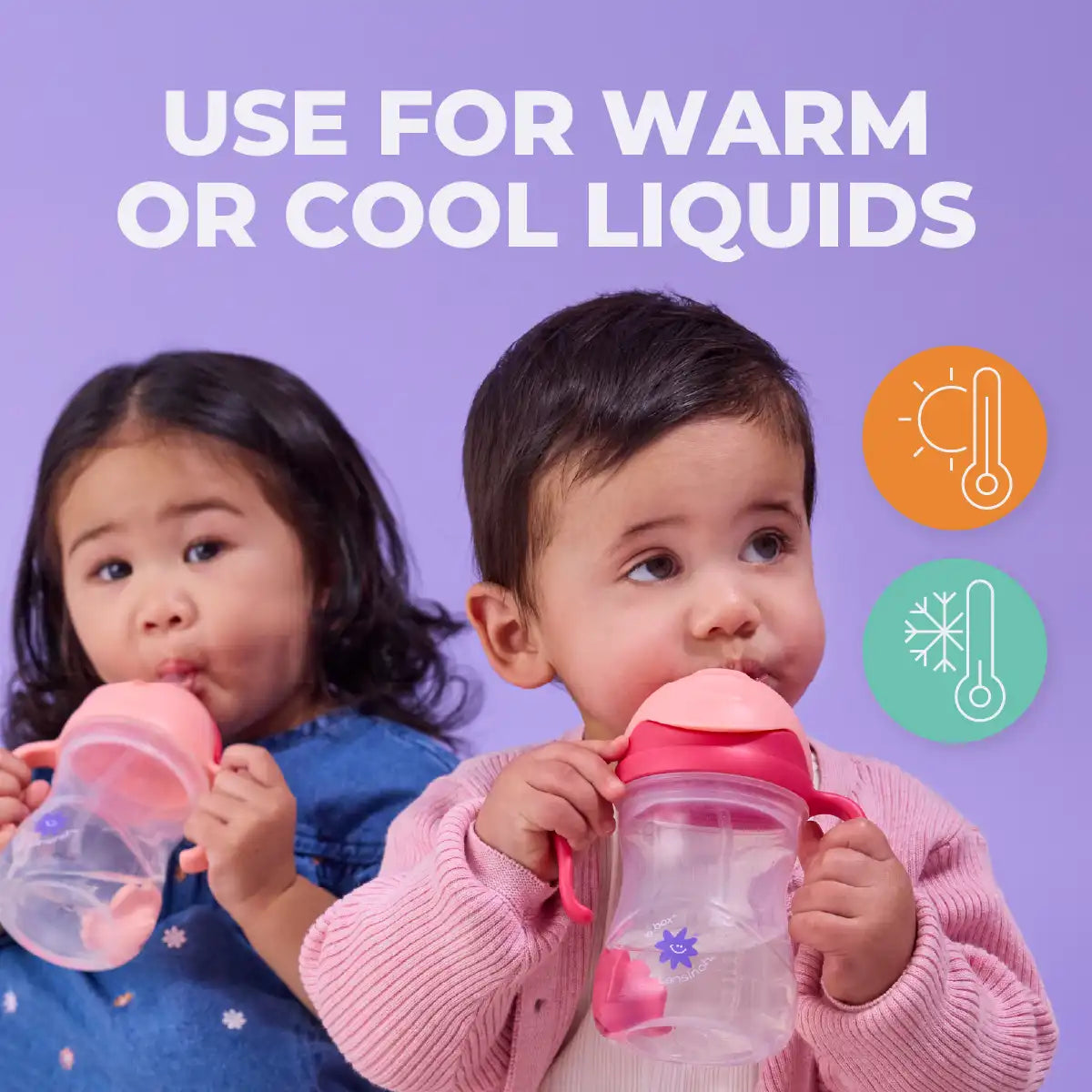 b.box + Lansinoh Sippy Cup twin pack